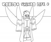 Coloriage roblox Shindo Life 2 dessin