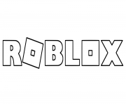 Roblox Logo dessin à colorier