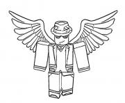 roblox angel dessin à colorier