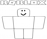Noob from Roblox dessin à colorier