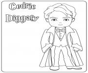 Cedric Diggary dessin à colorier