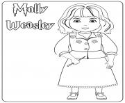 Molly Weasley dessin à colorier