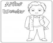 Arthur Weasley dessin à colorier