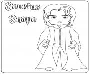 Coloriage Severus Snape