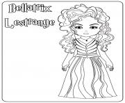 Bellatrix Lestrange dessin à colorier
