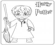 Harry Potter dessin à colorier