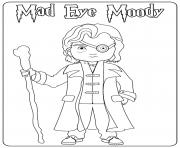 Mad Eye Moody dessin à colorier