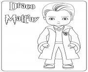 Draco Malfoy dessin à colorier