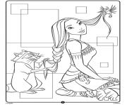 Pocahontas Disney Princess Crayola dessin à colorier