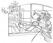 la princesse devant une collection de livres dessin à colorier