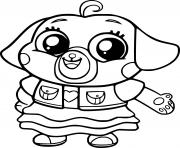 Coloriage Chip Pug and Nico Panda dessin