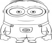 Coloriage Baby Robot Minion dessin