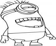 One Eye Minion Laughing dessin à colorier