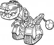 Coloriage Ty Rux Fighting D Structs Dinotrux dessin