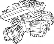 Coloriage Dozer Dozeratops Dinotrux dessin