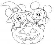 Coloriage disney halloween pluto et ses bonbons dessin