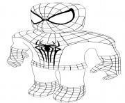 Roblox Spiderman dessin à colorier