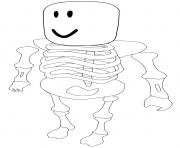 Roblox Skeleton dessin à colorier