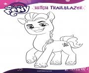 hitch trailblazer my little pony a new generation mlp 5 dessin à colorier