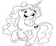 Coloriage my little poney 17 dessin