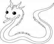 basilic bete legendaire reptile petit serpent au venin mortel dessin à colorier