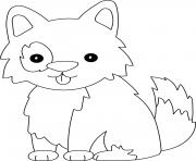 chien facile maternelle dessin à colorier