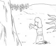 Coloriage Moses Rock Two Numbers 20_1 13_02 dessin
