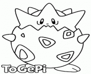 coloriez pokemon 175 Togepi dessin à colorier