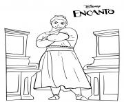 Coloriage Logo Disney Encanto dessin