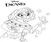 Coloriage Logo Disney Encanto dessin