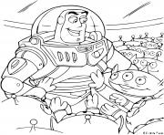 Coloriage heros intergalactique toy story dessin