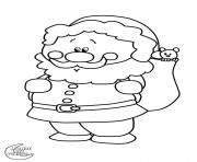 Coloriage titounis noel lutin imprimer dessin