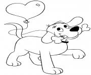 Coloriage Clifford le chien rouge 2021 dessin anime dessin
