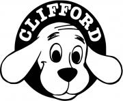 Coloriage Clifford le gros chien rouge dessin