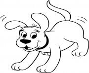 Coloriage Clifford le chien rouge 2021 dessin anime dessin