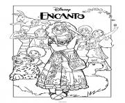 Coloriage Mirabel madrigal Encanto Disney dessin