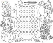 Coloriage pop it citrouille halloween horreur dessin