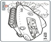 gupx octonauts vehicle dessin à colorier