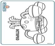 octopod vehicule dessin à colorier
