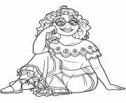 Coloriage Mirabel madrigal Encanto Disney dessin