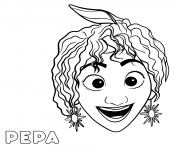 Encanto Pepa dessin à colorier