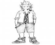 Coloriage Eijiro Kirishima my hero academia