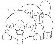poppy playtime chat bonbon dessin à colorier