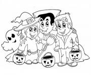 Coloriage citrouille kawaii halloween pour petit dessin