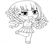 Coloriage gacha life girl dessin