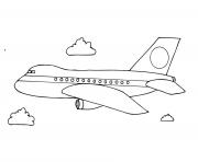 avion boeing dessin à colorier