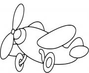 Coloriage avion de chasse 2 dessin