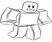 Coloriage Roblox Noob