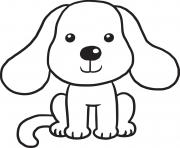 Coloriage dessin chien corgi gallois dessin