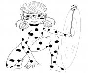 Coloriage Free Miraculous Ladybug and Cat Noirs to Print for Kids dessin